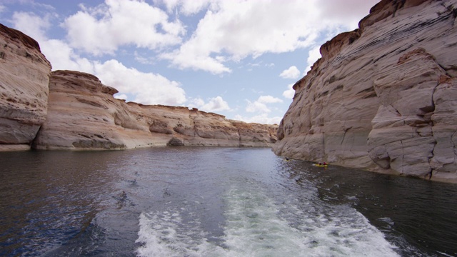 鲍威尔湖和峡谷视频素材