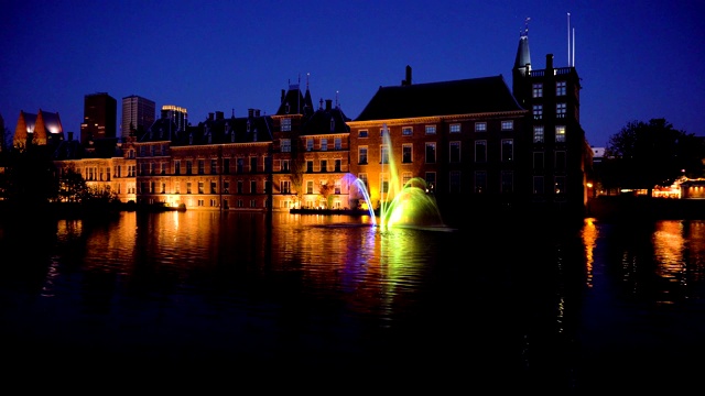 Binnenhof-Dutch议会,荷兰视频素材