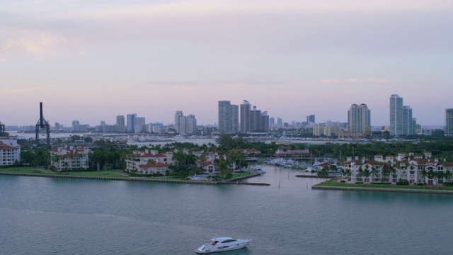 迈阿密全景鸟瞰图视频素材