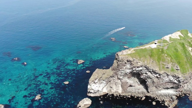 北海道龟井角鸟瞰图视频素材