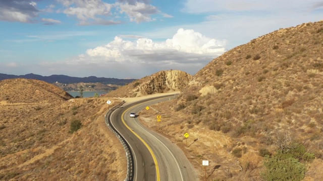 沙漠山区公路视频素材