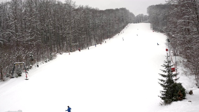 滑雪胜地视频素材