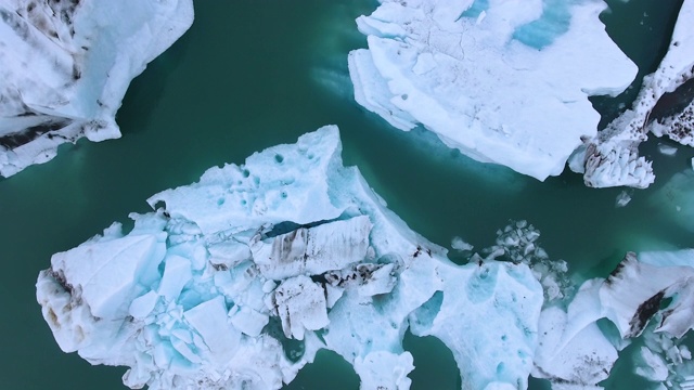 冰岛jokulsarlon泻湖视频素材