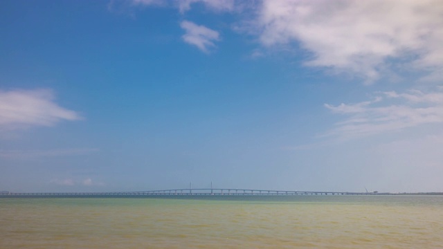 珠海，澳门，香港全景，时间跨度4k中国视频素材