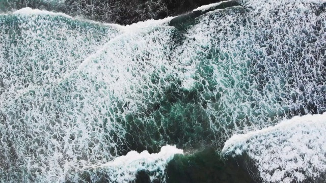 溅海浪视频素材