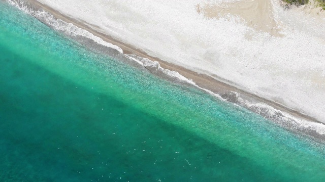 海岸鸟瞰图视频素材