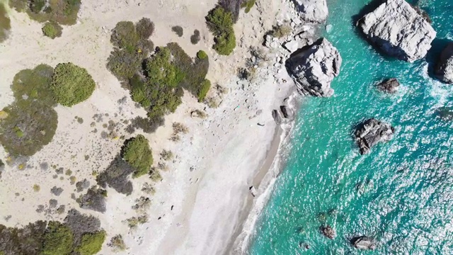 海面鸟瞰图视频素材