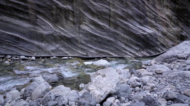 克里特岛峡谷，山河视频素材