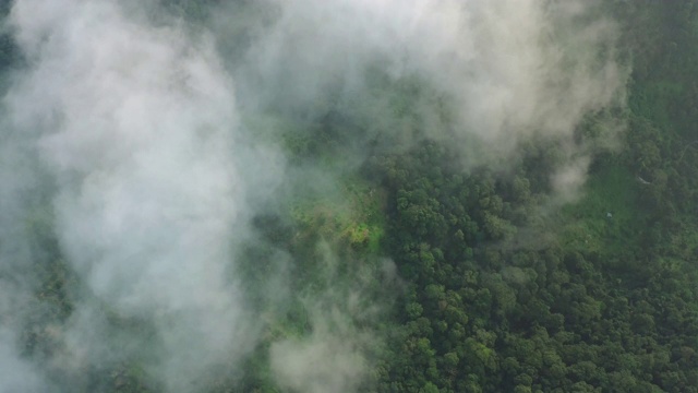 多云的天空，苏梅岛景观空中俯视图4k泰国视频素材