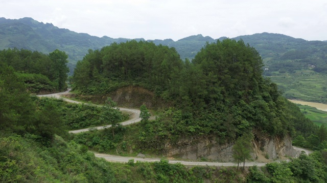 山路,山路,视频素材