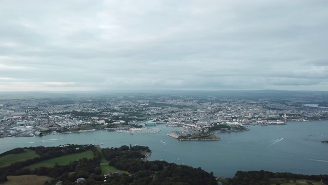 米尔布鲁克和托波因特鸟瞰图视频素材