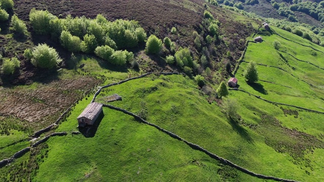 Portillo La Sia, La Gandara, Alto Ason, Soba Valley, Valles pasi戈斯，Cantabria, Spain, Europe视频素材