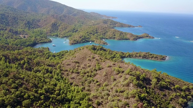 地中海帆湾蓝色土耳其视频素材