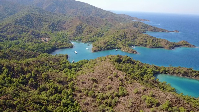 土耳其的地中海帆湾视频素材