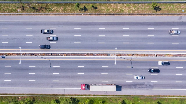 高速公路，高速公路，高速公路视频素材