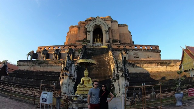 4K，泰国清迈Chedi Luang寺视频素材