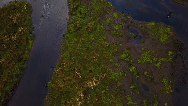 无人机拍摄的美丽的爱尔兰风景。视频素材