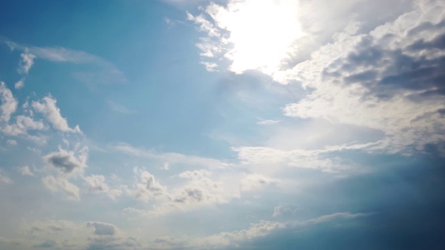 阴雨天空和雨云的时间间隔视频素材