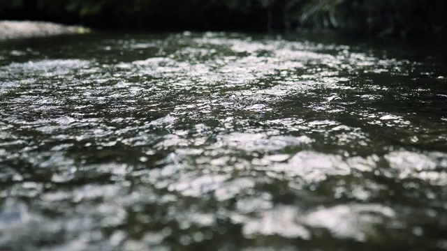 流动的河流视频素材