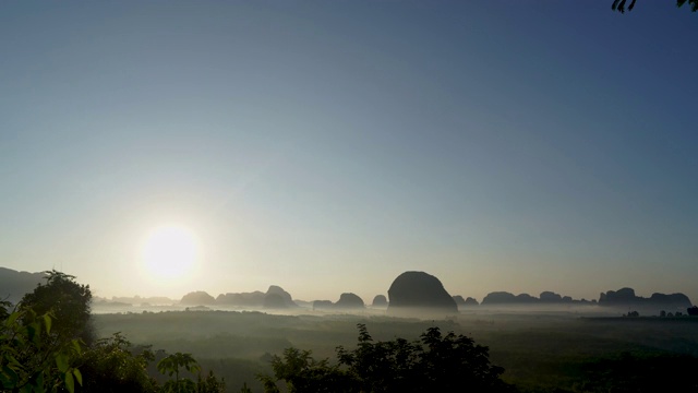 高角度视角超时间间隔sunrisc视频素材