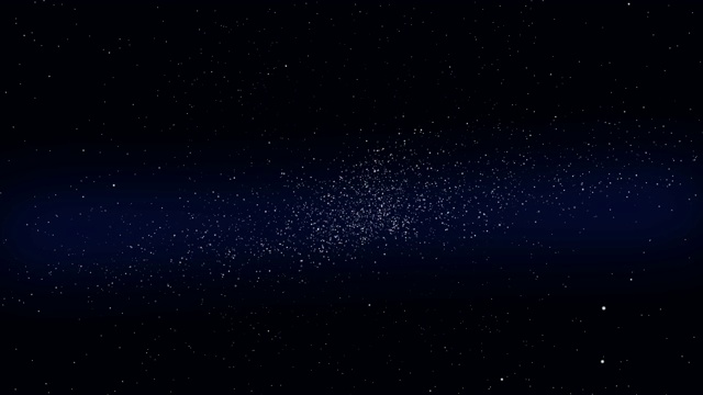 空间背景。照相机正在星云中飞行。星星到处都是。无缝循环，4k, 3d阅读器视频素材