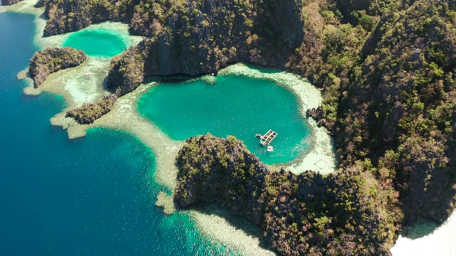 热带岛屿Busuanga，巴拉望，菲律宾视频素材