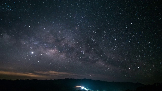 星夜时光流逝视频素材