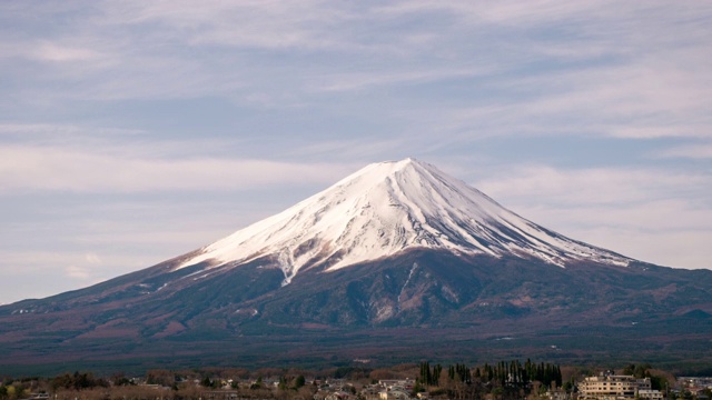 Mt.Fuji天间隔拍摄视频素材