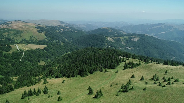 山景山道视频素材