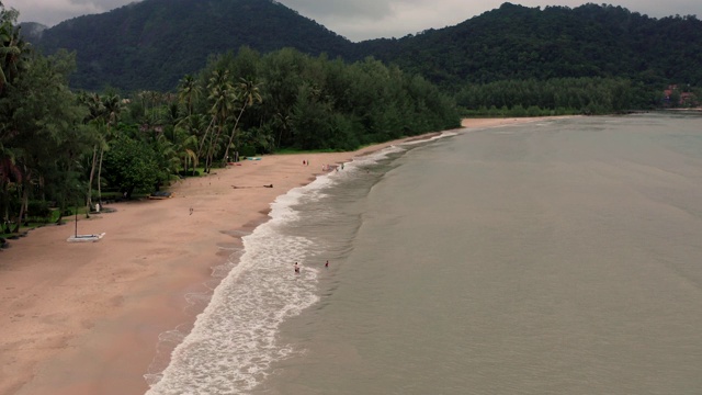 海岸鸟瞰视频素材