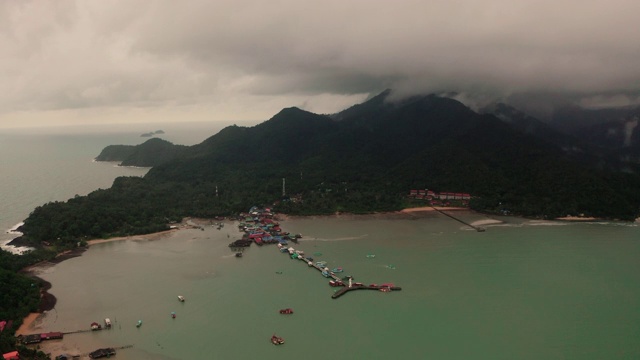 海岸鸟瞰视频素材