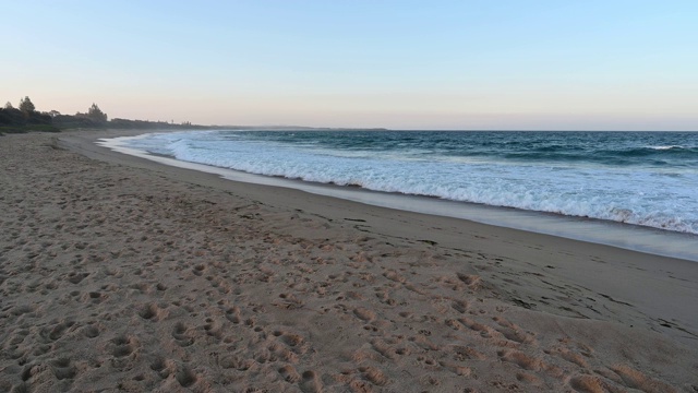 澳大利亚海岸线钻石海滩海岸击浪视频素材