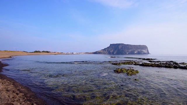 韩国济州岛城山一chilbong视频素材