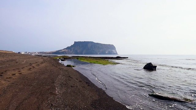 韩国济州岛城山一chilbong视频素材