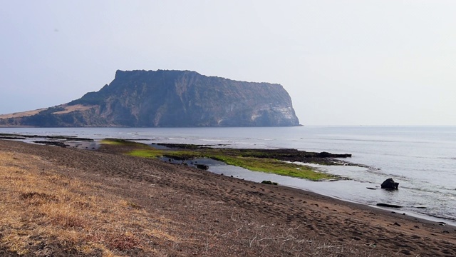 韩国济州岛城山一chilbong视频素材