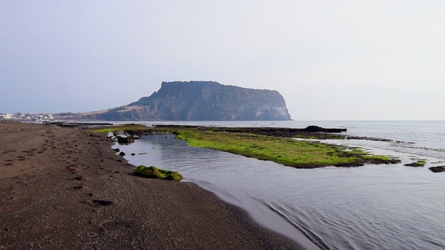 韩国济州岛城山一chilbong视频素材