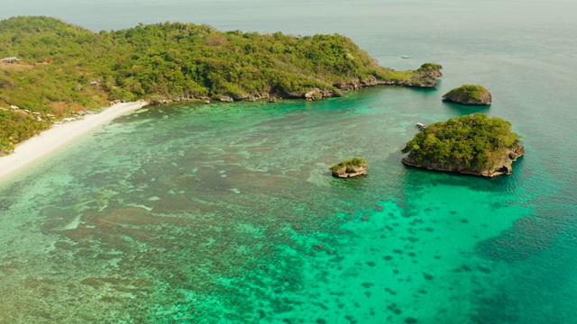 菲律宾长滩岛的海景视频素材