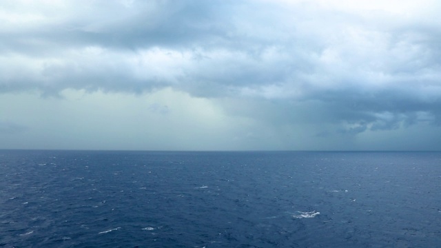 狂风暴雨的海视频素材