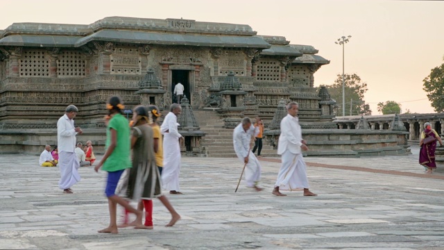 Chennakesava寺庙，被摧毁了视频素材