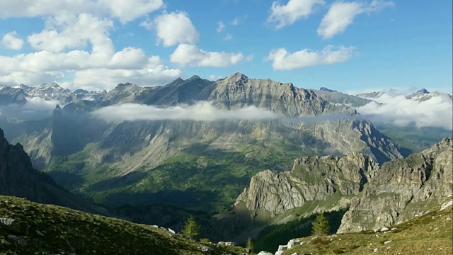 玛拉山谷山脉时光流逝视频素材