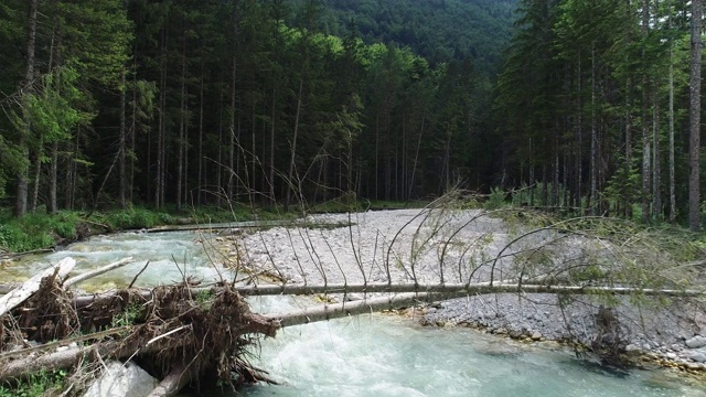 山河鸟瞰图视频素材