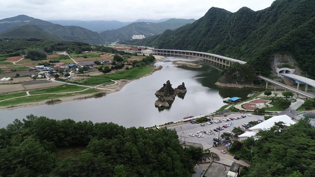 韩国中川布多丹阳的多丹桑邦峰视频素材