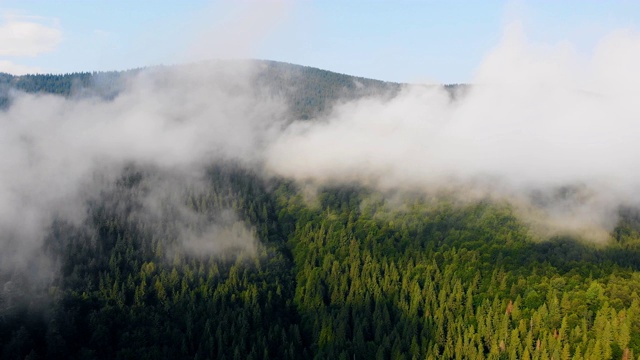 飞过群山。视频素材