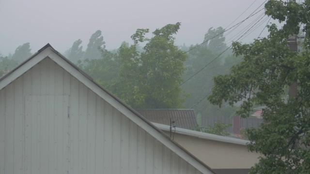 雷暴飓风视频素材