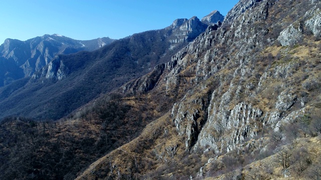 高山景观鸟瞰图视频素材