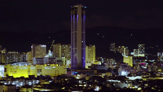 马来西亚槟城夜景视频素材