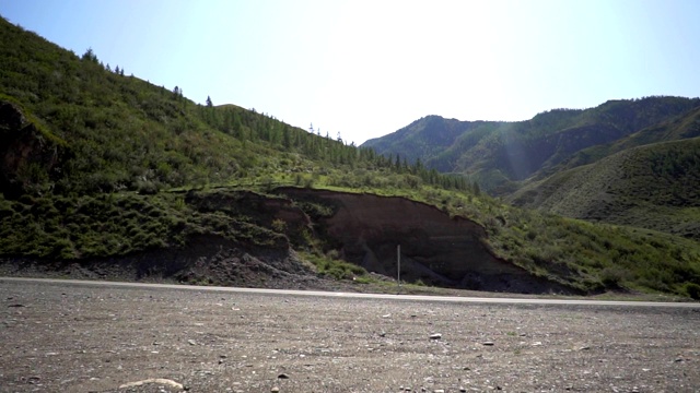 这条河在山景中流淌视频素材