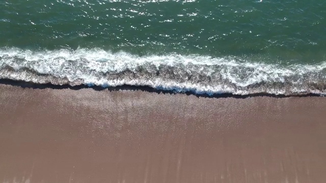 海滩鸟瞰图视频素材