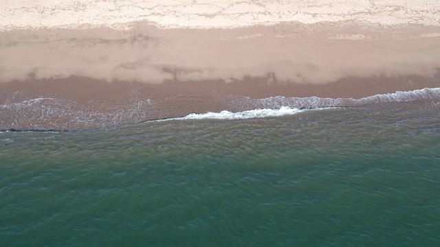 海滩鸟瞰图视频素材