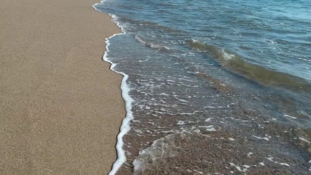 海滩鸟瞰图视频素材